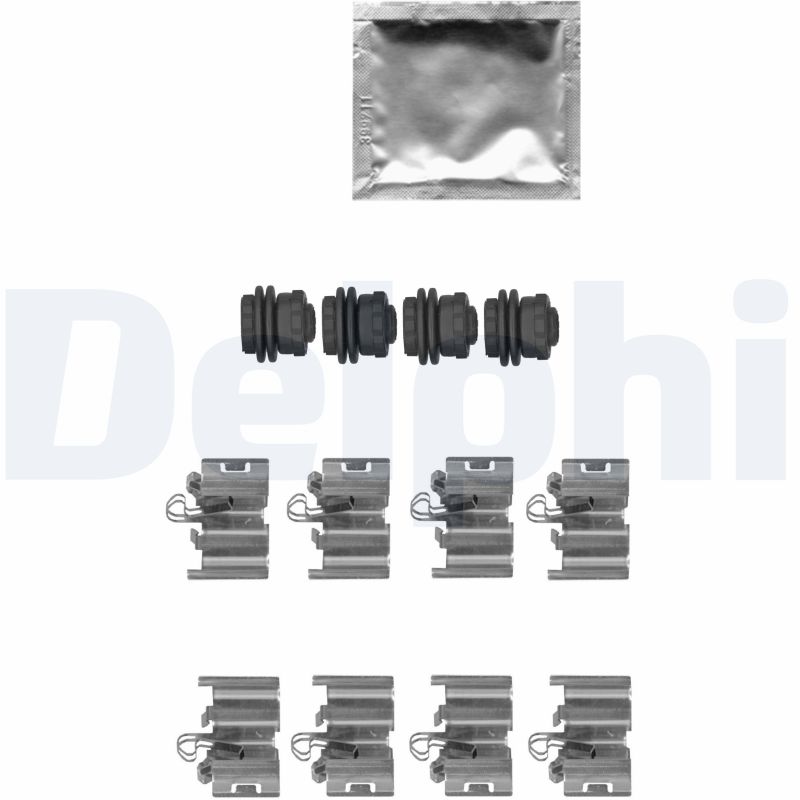 Комплектующие колодки дискового тормоза DELPHI LX0668