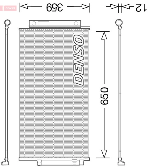 Конденсатор кондиционер DENSO DCN09047