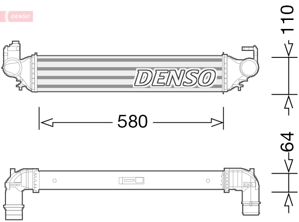 Интеркулер DENSO DIT09117