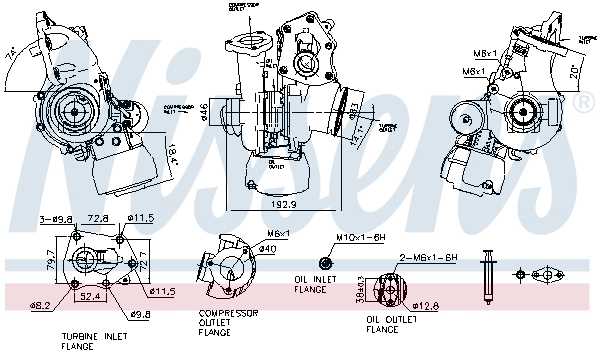 Компрессор наддув first fit NISSENS 93521