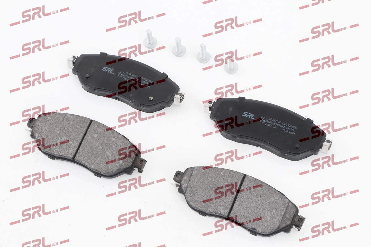 Комплект тормозных колодок дисковый тормоз SRLINE S70-0637