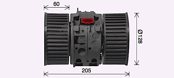 Вентилятор салона AVA QUALITY COOLING RT8654