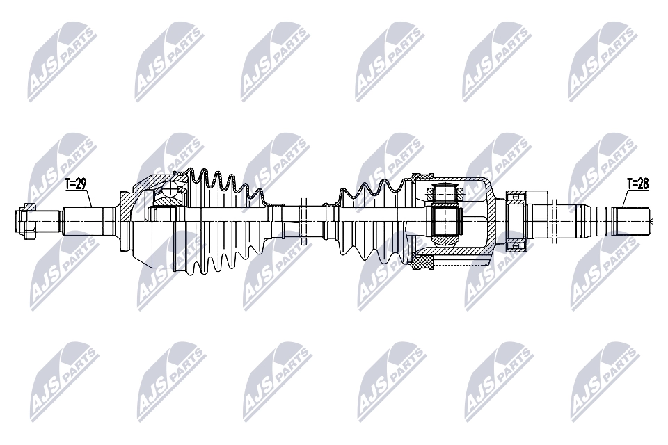 Приводной вал NTY NPW-RE-205