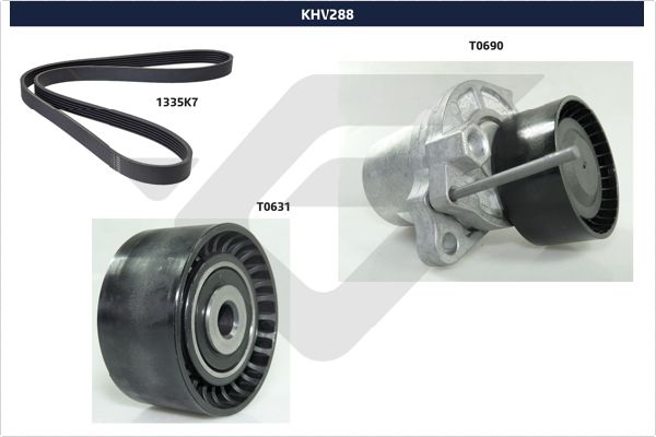 Поликлиновой ременный комплект HUTCHINSON KHV 288