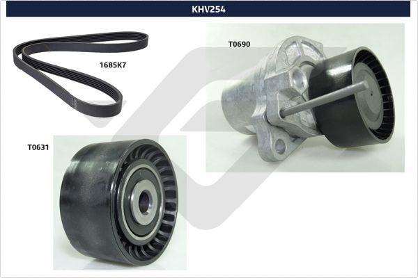 Поликлиновой ременный комплект HUTCHINSON KHV 254