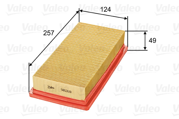 Воздушный фильтр VALEO 585328