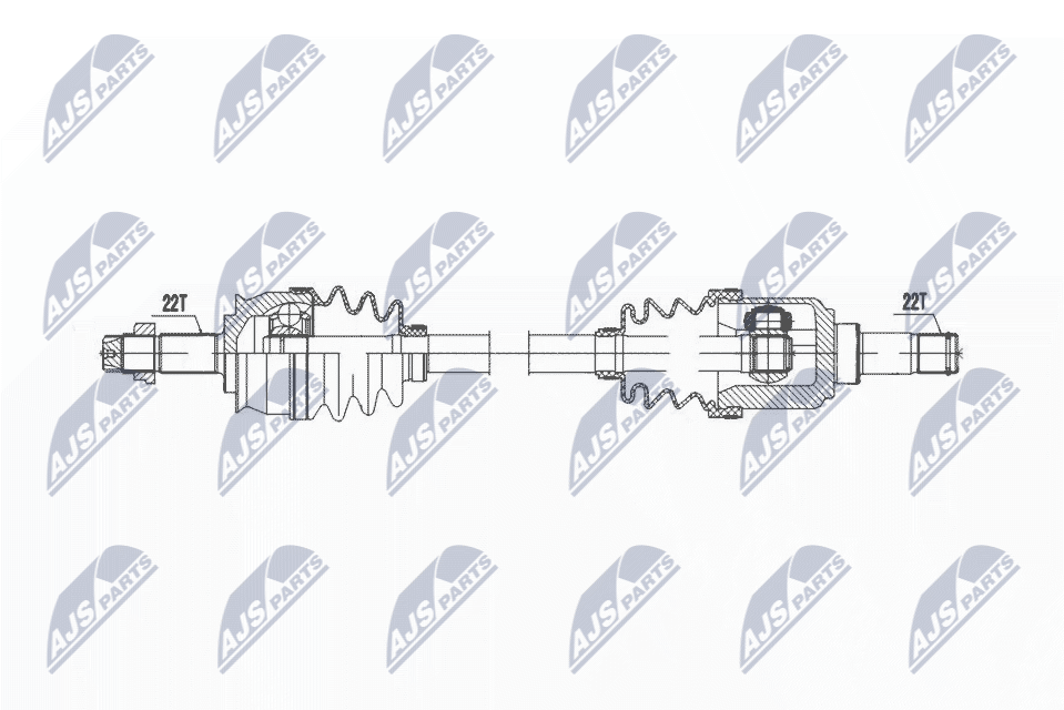 Приводной вал NTY NPW-FT-073