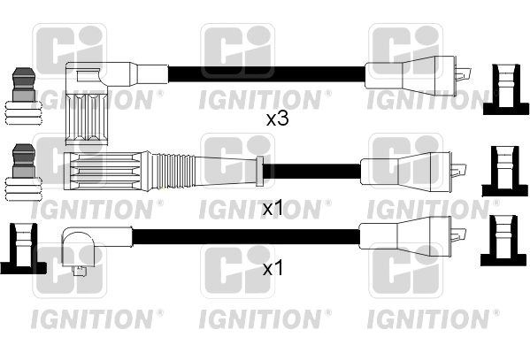 Комплект проводов зажигания ci QUINTON HAZELL XC181