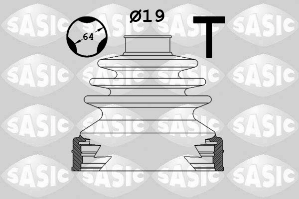 Комплект пыльника приводной вал SASIC 1906115