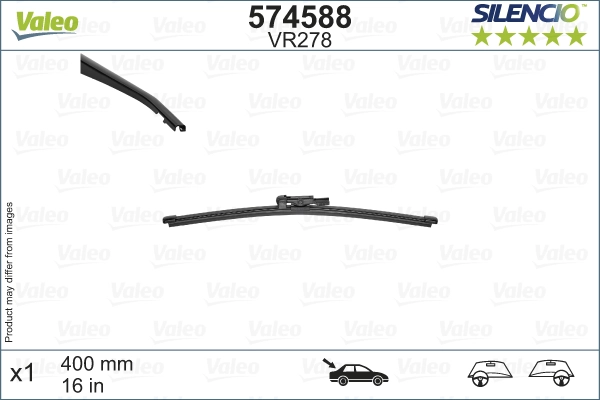 Щетка стеклоочистителя silencio rear VALEO 574588