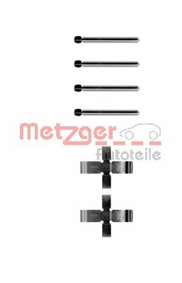 Комплектующие колодки дискового тормоза METZGER 109-0905