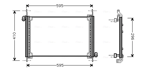Конденсатор кондиционер AVA QUALITY COOLING FTA5237