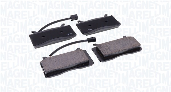 Комплект тормозных колодок дисковый тормоз MAGNETI MARELLI 363916061199
