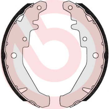 Комплект тормозных колодок essential line BREMBO S 23 548