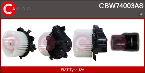 Вентилятор салона brand new hq CASCO CBW74003AS