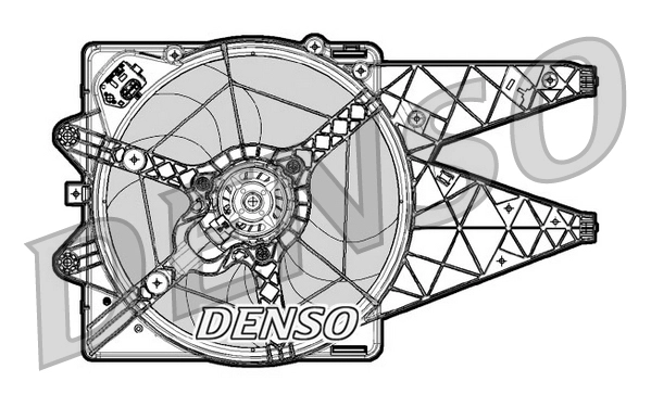 Вентилятор охлаждение двигателя DENSO DER09065