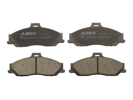 Комплект тормозных колодок дисковый тормоз ABE C13048ABE