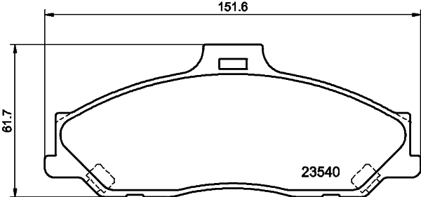 Комплект тормозных колодок дисковый тормоз HELLA/BEHR/PAGID 8DB 355 009-751