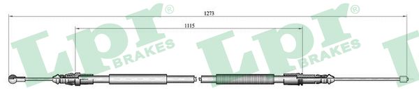 Тросик cтояночный тормоз LPR C1075B