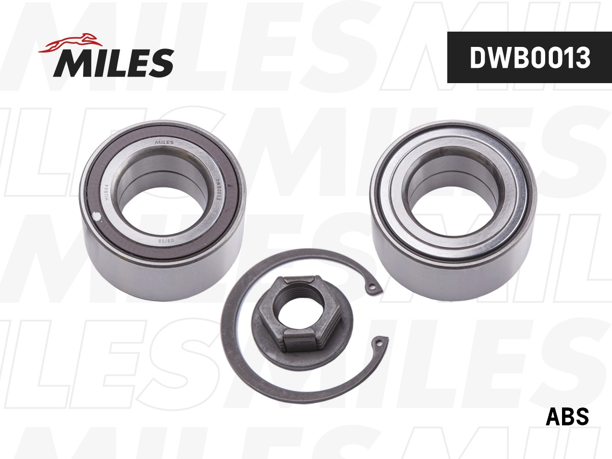 Комплект подшипника ступицы колеса MILES DWB0013