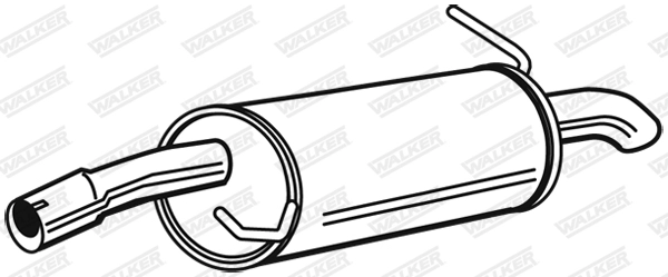 Глушитель выхлопных газов конечный WALKER PRODUCTS 71394