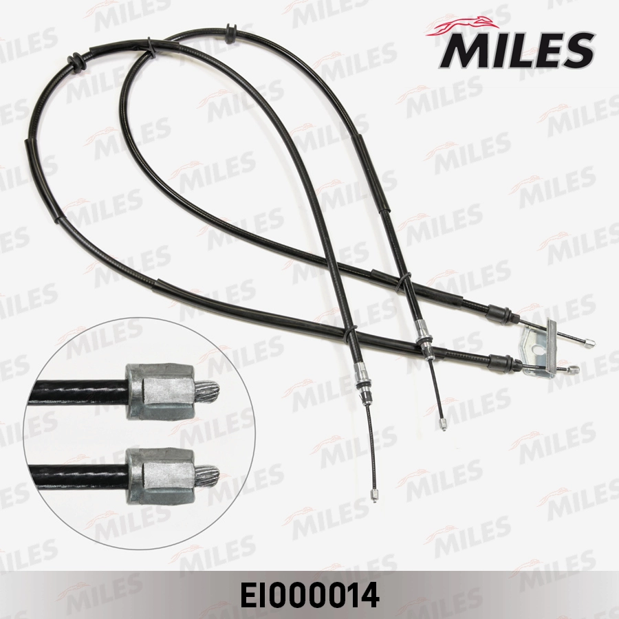 Тросик cтояночный тормоз MILES EI000014