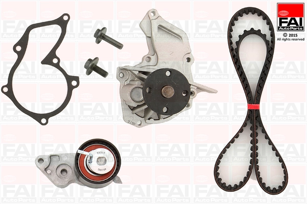 Водяной насос + комплект зубчатого ремня FAI AUTOPARTS TBK104-6112