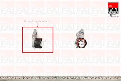 Натяжной ролик ремень грм FAI AUTOPARTS T9315