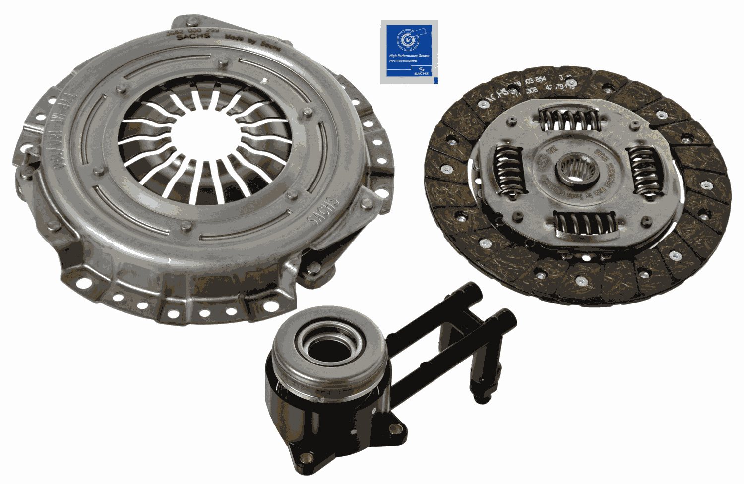 Комплект сцепления kit plus csc SACHS 3000 990 085