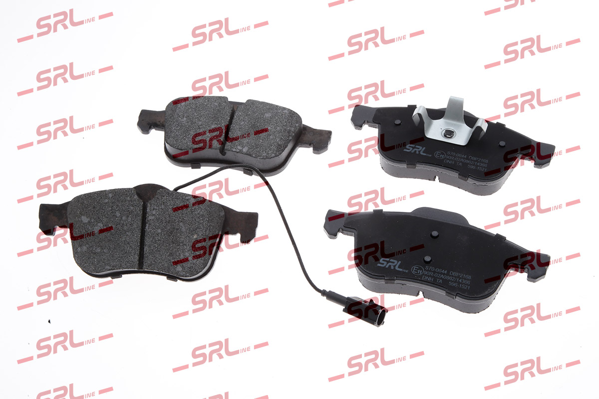 Комплект тормозных колодок дисковый тормоз SRLINE S70-0644