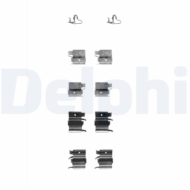 Комплектующие колодки дискового тормоза DELPHI LX0339