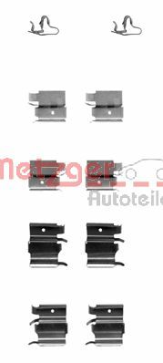 Комплектующие колодки дискового тормоза METZGER 109-1240