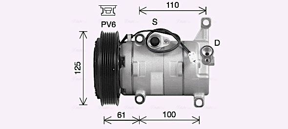 Компрессор кондиционер AVA QUALITY COOLING MZAK300