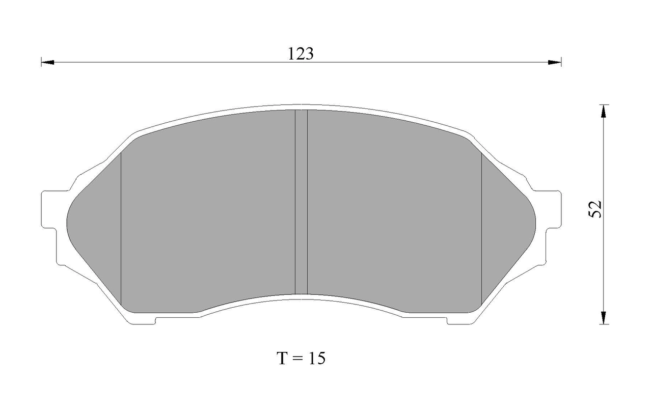 Комплект тормозных колодок дисковый тормоз BOSCH 0 986 AB2 653