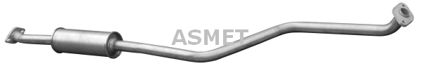 Средний глушитель выхлопных газов ASMET 11.041