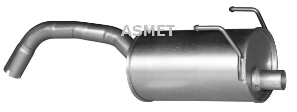 Глушитель выхлопных газов конечный ASMET 16.072