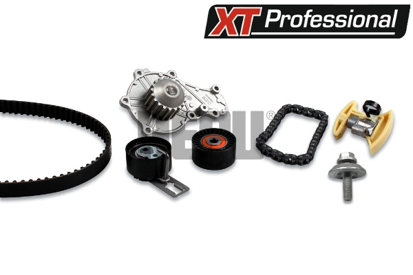 Водяной насос + комплект зубчатого ремня xt-professional HEPU PK08031XT