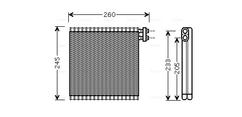 Испаритель кондиционер AVA QUALITY COOLING MZV216