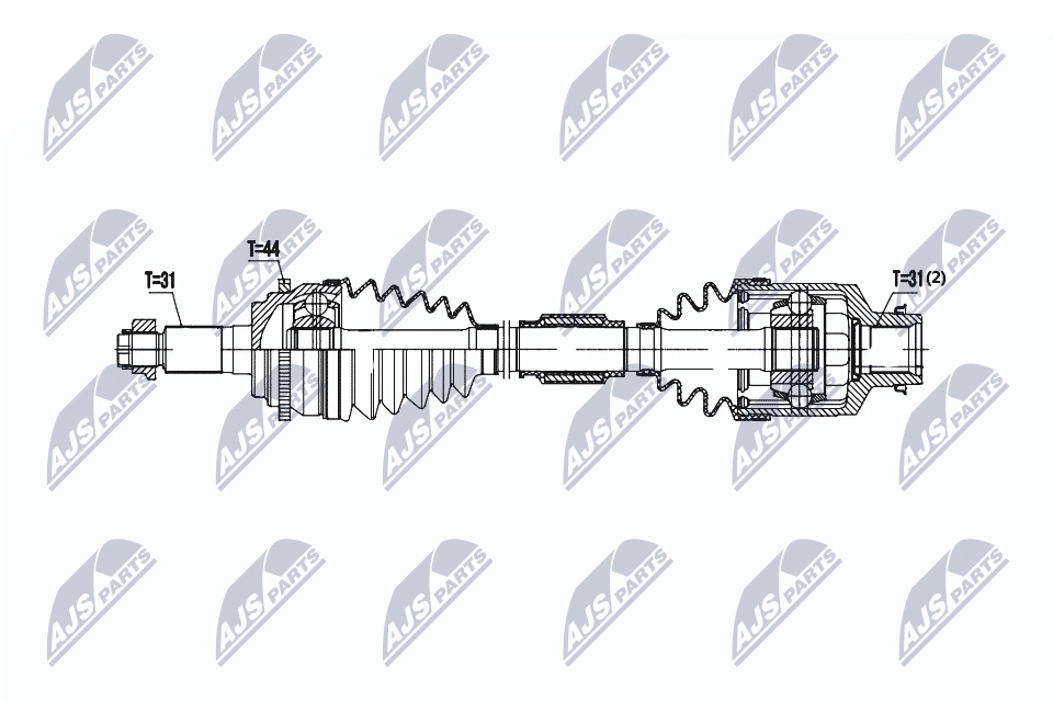 Приводной вал NTY NPW-MZ-086