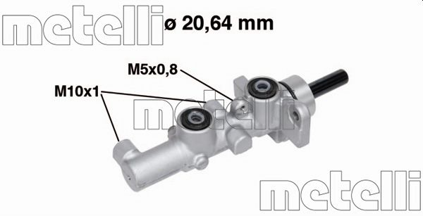 Главный тормозной цилиндр METELLI 05-0734