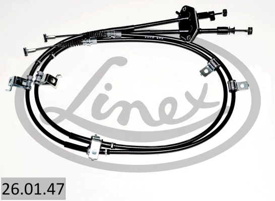 Тросик cтояночный тормоз LINEX 26.01.47