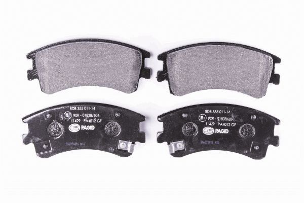 Комплект тормозных колодок дисковый тормоз HELLA/BEHR/PAGID 8DB 355 011-141