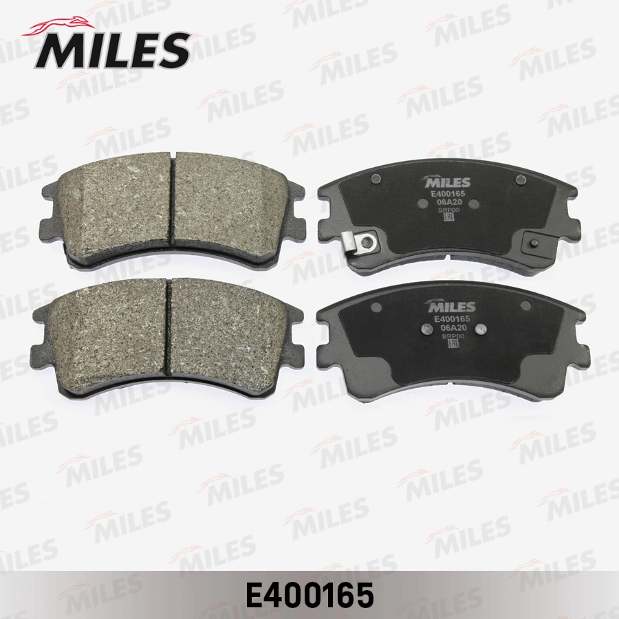 Комплект тормозных колодок дисковый тормоз MILES E400165
