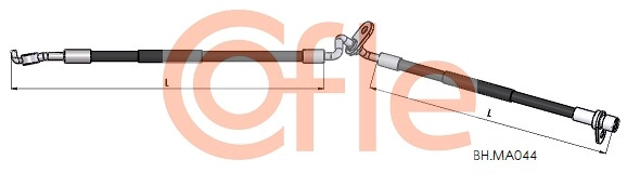 Тормозной шланг COFLE 92.BH.MA044