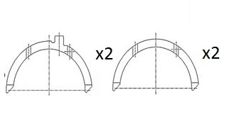 Дистанционная шайба коленчатый вал FAI AUTOPARTS BT3002-STD