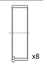 Шатунный подшипник FAI AUTOPARTS BB2085-050