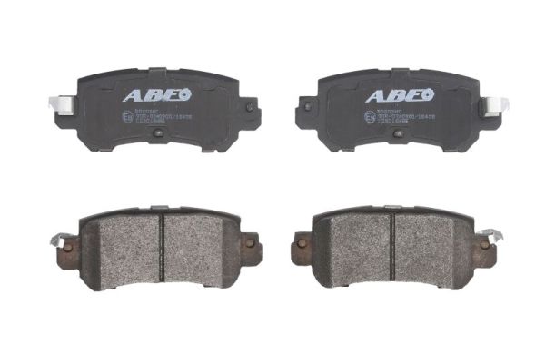 Комплект тормозных колодок дисковый тормоз ABE C23018ABE