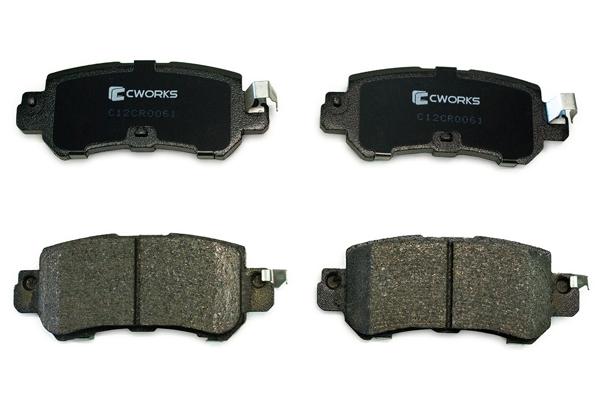Комплект тормозных колодок дисковый тормоз CWORKS C12CR0061
