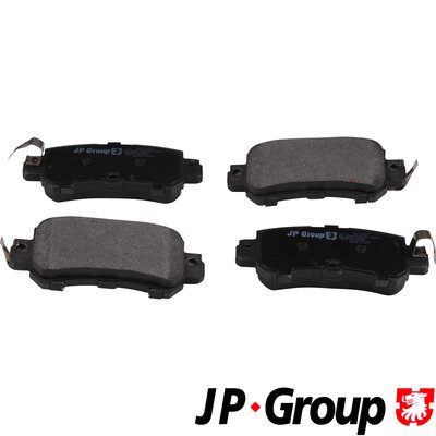 Комплект тормозных колодок дисковый тормоз jp group JP GROUP 3863700910