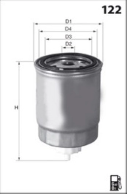 Топливный фильтр MECAFILTER ELG5700